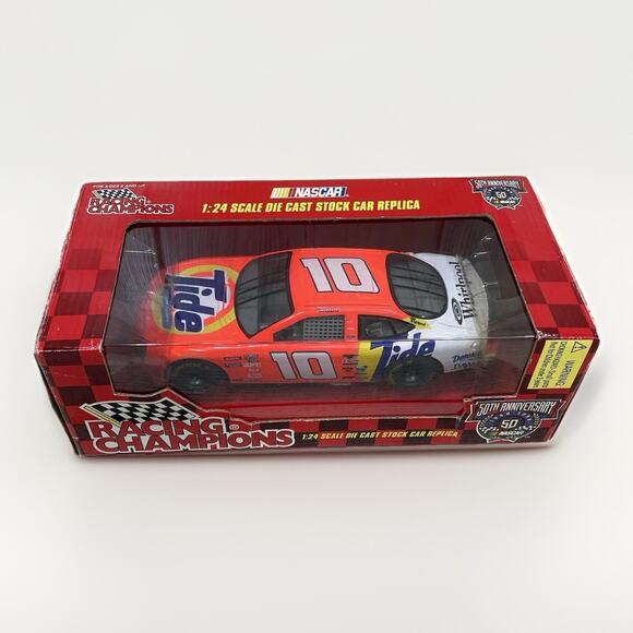 Racing Champions RICKY RUDD #10 1/24 Diecast Tide NASCAR 1998 Edition New in Box - Picture 2 of 7